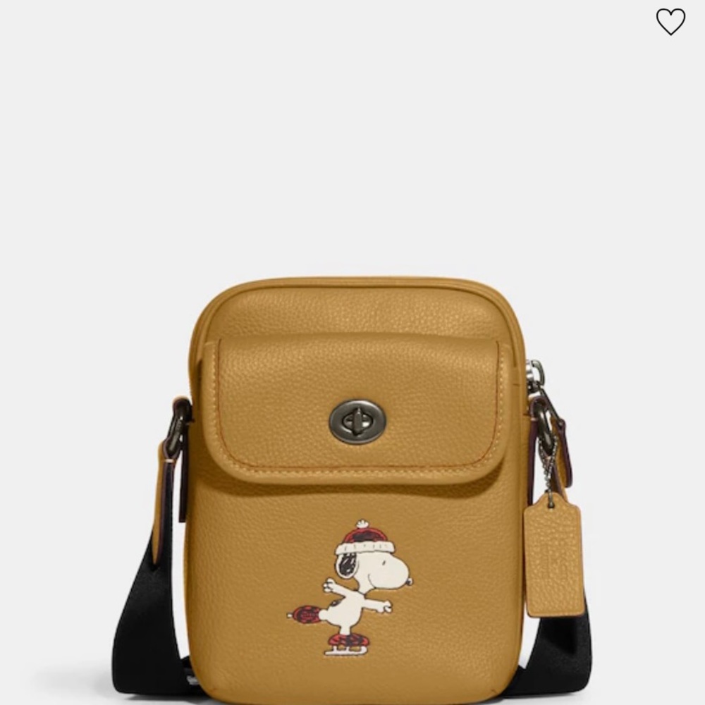 Coach X Peanuts Heritage Crossbody With Snoopy Motif NWT PRICE FIRM
